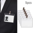 thumbnail image 1 of Agiferg Card Protector Immunization Record Cards Holder Clear Plastic Sleeve With Clip, 1 of 5