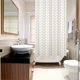 thumbnail image 3 of Cortina de Ducha, para Bañera y Baño Lavable Antimoho y Antibacteriana 180 x 180 cm (Patrón de Espiga) oso de fresa Electrónica, 3 of 5