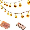 thumbnail image 2 of Harliver Battery Operated Pumpkin Lights for Halloween Decorations Indoor, lantern String Lights for Halloween Party Front Door Porch Fireplace Camper Golf Cart Parade Garland Wreath Decor, 2 of 4
