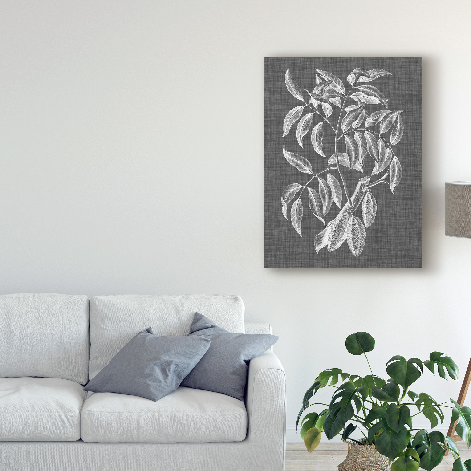 Trademark Fine Art 'Graphic Foliage III' Canvas Art by Vision Studio