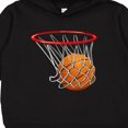 thumbnail image 3 of Inktastic Basketball Swish Toddler Hoodie, 3 of 4