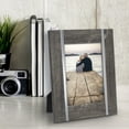 thumbnail image 4 of Malden International Designs 5x7 Rustic Gray Picture Frame With Metal Accents, 4 of 5