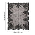 thumbnail image 3 of Summer Sale table stands for display Decorative Table Banner Halloween Decoration Halloween Festival Lace Table Runner Black Mesh, 3 of 8