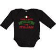 thumbnail image 3 of Inktastic No Recipes I'm Italian Boys or Girls Long Sleeve Baby Bodysuit, 3 of 5