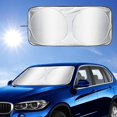 thumbnail image 1 of Car Windshield Sun Shade, Foldable Front Windshield Visor Sunshade Cover, Anti UV Reflective Protector, Block Sun Rays Vehicles Parasol, 160x86cm, 1 of 5