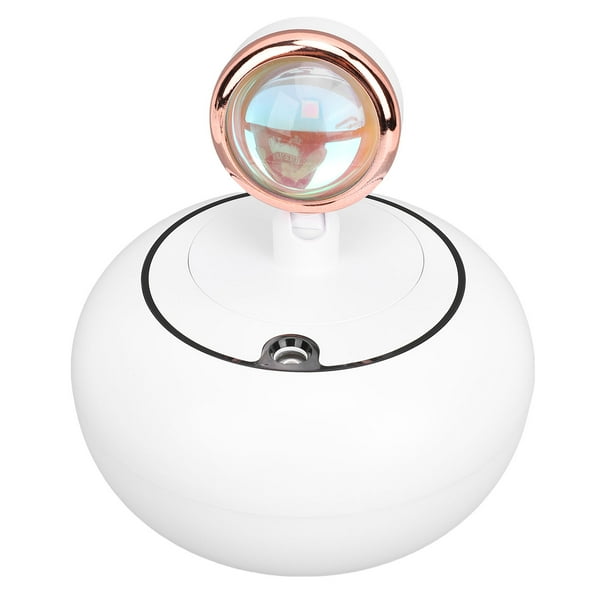 Humidificador De Aire, Salida De 25-40 Ml/h, Luz Cómoda, Lámpara De Puesta De Sol, Humidificador, Tanque De Agua De 300 Ml, Alimentado Por USB Para El Dormitorio Del Hogar