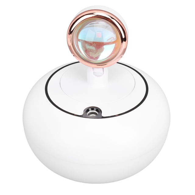 Humidificador De Aire, Salida De 25-40 Ml/h, Luz Cómoda, Lámpara De Puesta De Sol, Humidificador, Tanque De Agua De 300 Ml, Alimentado Por USB Para El Dormitorio Del Hogar
