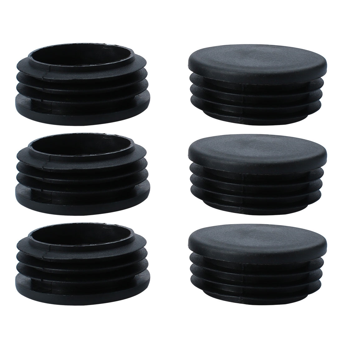 48mm OD Plastic Tube Insert Chair Leg Cap End Tip Feet Cover Floor
