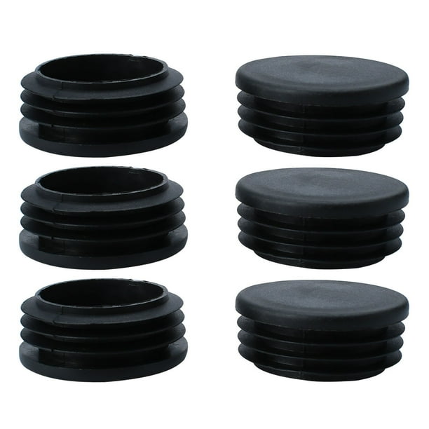 48mm OD Plastic Tube Insert Chair Leg Cap End Tip Feet Cover Floor