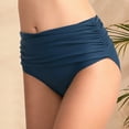 thumbnail image 3 of Sngxgn Womens Bikini Bottom Low Waisted Bathing Swimsuit Bottoms Swim Briefs(Blue,M), 3 of 7