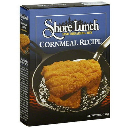 Shore Lunch Cornmeal Recipe Fish Breading Mix, 9 oz (Pack of 12)