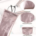thumbnail image 3 of 2pcs Portable Eyeglass Pouch Sunglass Goggles Case for Woman, PU leather, 18*9cm, 3 of 5