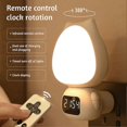 thumbnail image 2 of Smart Rotating Cat Ear Lamp with Remote Control Brightness Adjustables Bedsides Light for Bedroom, 2 of 5