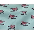 thumbnail image 4 of oneOone Viscose Jersey Fabric Branch & Bird Block Printed Fabric 1 Yard 60 Inch Wide, 4 of 4