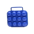 thumbnail image 1 of Estuche para huevos Práctico contenedor multifuncional de plástico Egges Caja de almacenamiento de protección Refrigerador Portador para Organizadores de utensilios de cocina Azul 12 piezas Wosthever  HA076949-02, 1 of 6