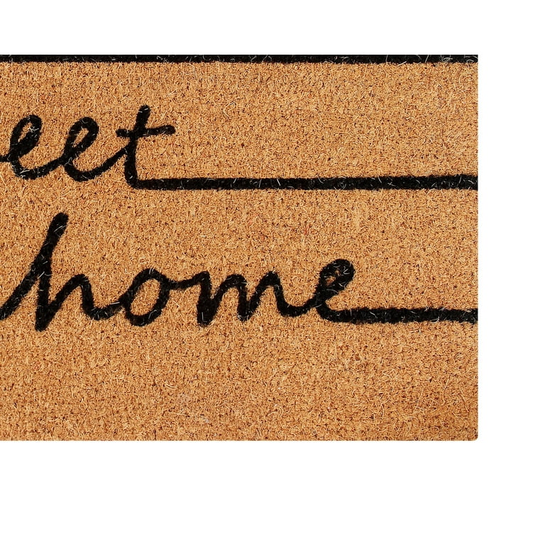 Coir Door Mat 30in x 18in - Welcome Horse