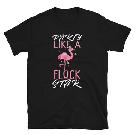 Flamingo Party like a Flock Star T-shirt