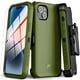 thumbnail image 1 of Funda MYBAT Maverick Clip para iPhone 14 PLUS Verde con Mica, 1 of 8