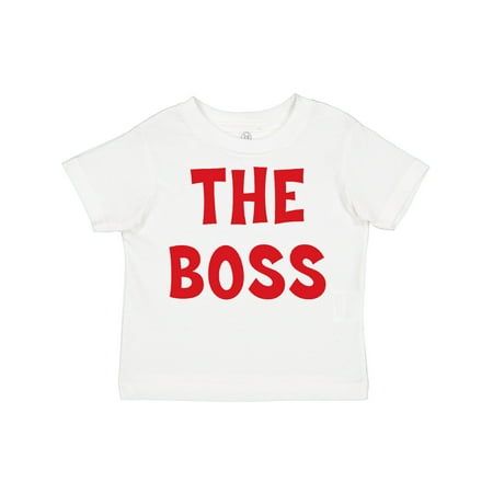 

Inktastic The Boss Boys or Girls Toddler T-Shirt