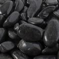 thumbnail image 3 of Rainforest, Outdoor Decorative Stone, Super Polished Pebbles, Black, 2-3", 1620lbs., 3 of 6