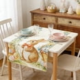 thumbnail image 6 of A Easter Bunny Egg Table Runner Openwork Design Polyester Fabric For Indoor Outdoor Dining Room Living Room Table And Holiday Festival Decoration 72.05 X 13.0 Inch, 6 of 7