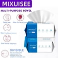thumbnail image 2 of Toallas faciales MIXUISEE desechables 100% algodón gruesas y suaves, 2 of 9