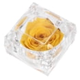 thumbnail image 4 of 1 rosa eterna preservada, nunca marchita, regalo para San Valentín, cumpleaños y aniversario con caja de regalo (amarilla)., 4 of 5