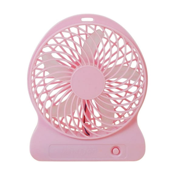ChicYu Bedside USB Desk Fan with Night Mode,3 Speed Quiet Table Fan,Portable Air Circulator for Office Bedroom Dorm with 45° Tilt Adjustment Pink