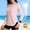 Pink, variant on Women's UPF 50 Sun Protection Shirt Breathable Long Sleeve Rash Guard for Swimming Outdoor Activities and Summer Casual Wear Gear