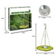 thumbnail image 2 of Contenedor de comida para alimentación, comedero automático para pájaros con forma de flores, alimentador automático para pájaros, funcionamiento suave, 2 of 7