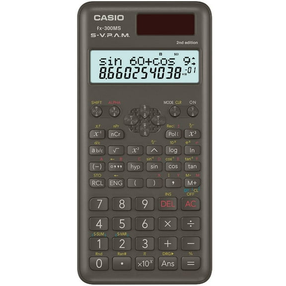Casio FX-300MSPLUS2 Scientific Calculator, Black