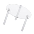 thumbnail image 2 of Esquirla Clear Round Display Stand Home Dolls Model Toys Desk Show Shelf Rack 5.5cm, 2 of 8
