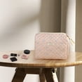 thumbnail image 6 of Unique Bargains 1Pc Cotton Makeup Bag Large Travel Cosmetic Pouch Toiletry Bag Cute Rabbit Pattern Makeup Bag Pink, 6 of 6