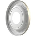 thumbnail image 4 of Ekena Millwork 10"OD x 3 1/2"ID x 1 1/8"P Traditional Thermoformed PVC Ceiling Medallion (Fits Canopies up to 5 1/2"), Metallic Silver, 4 of 10