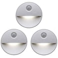 thumbnail image 1 of Luz nocturna LED con sensor de movimiento - Tinte que induce el sueño con bombillas LED - Funcionamiento inalámbrico - Perfecto para gabinetes de baño, escaleras y más, 1 of 5