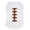 White/No Hemmed, variant on Petitebelle Football Rugby Print Puppy Dog Shirt (Brown, Small)