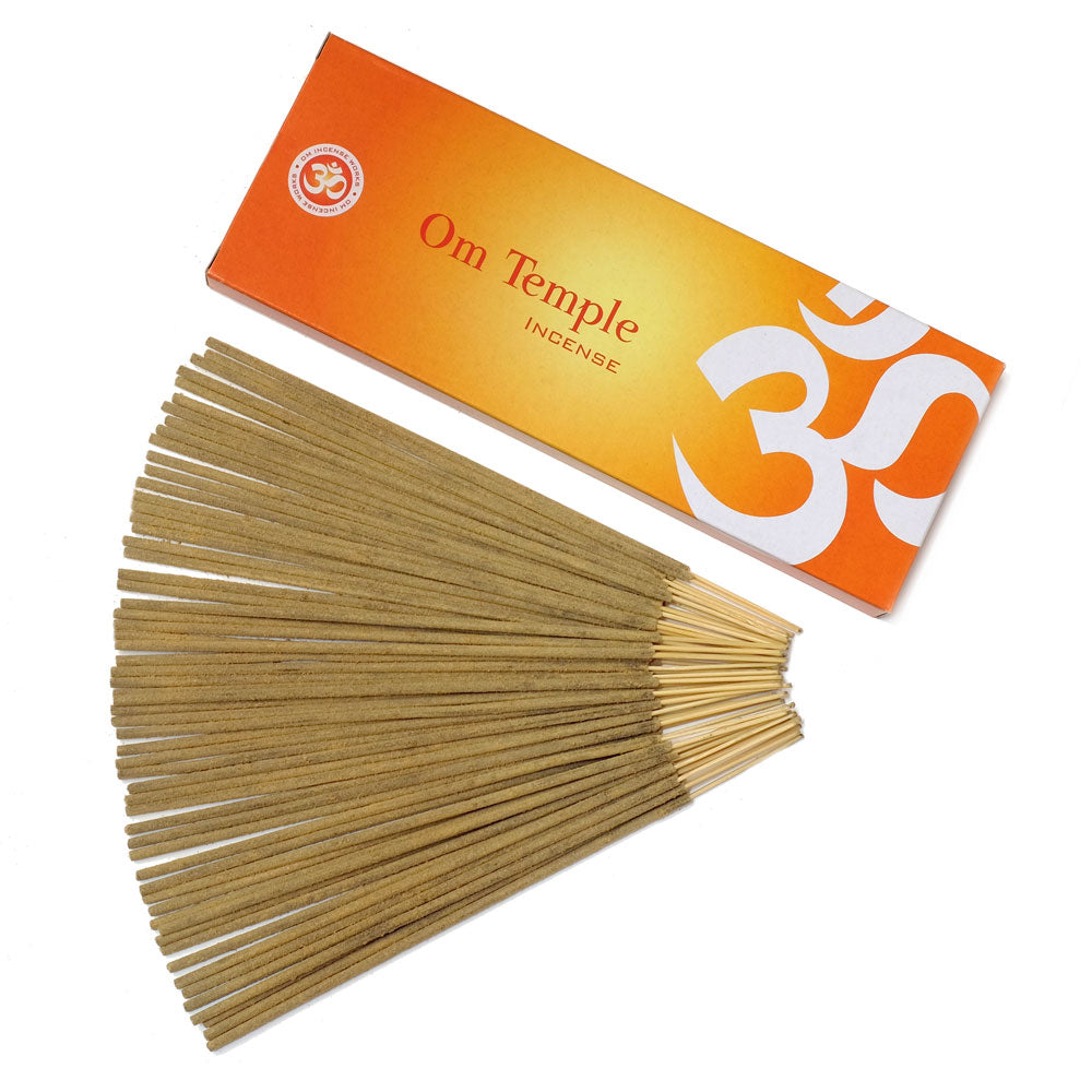 Om Incense Works Natural Fragrance Incense Sticks 100 grams (Temple