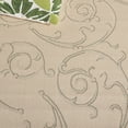 thumbnail image 6 of Safavieh Courtyard Daniel Oriental Indoor/Outdoor Runner Rug, Natural/Olive, 2'3" x 6'7", 6 of 11