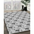 thumbnail image 3 of Ahgly Company Machine Washable Indoor Round Transitional Gray Area Rugs, 3' Round, 3 of 7