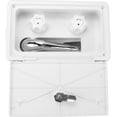 thumbnail image 1 of FYBTOF RV Exterior Shower Box Kit Faucet with Shower Head Hot Cold Water Switch with Hose,Keys for Boat Camper Motorhome Exterior Faucet RV Shower Tool(White)-3405, 1 of 5
