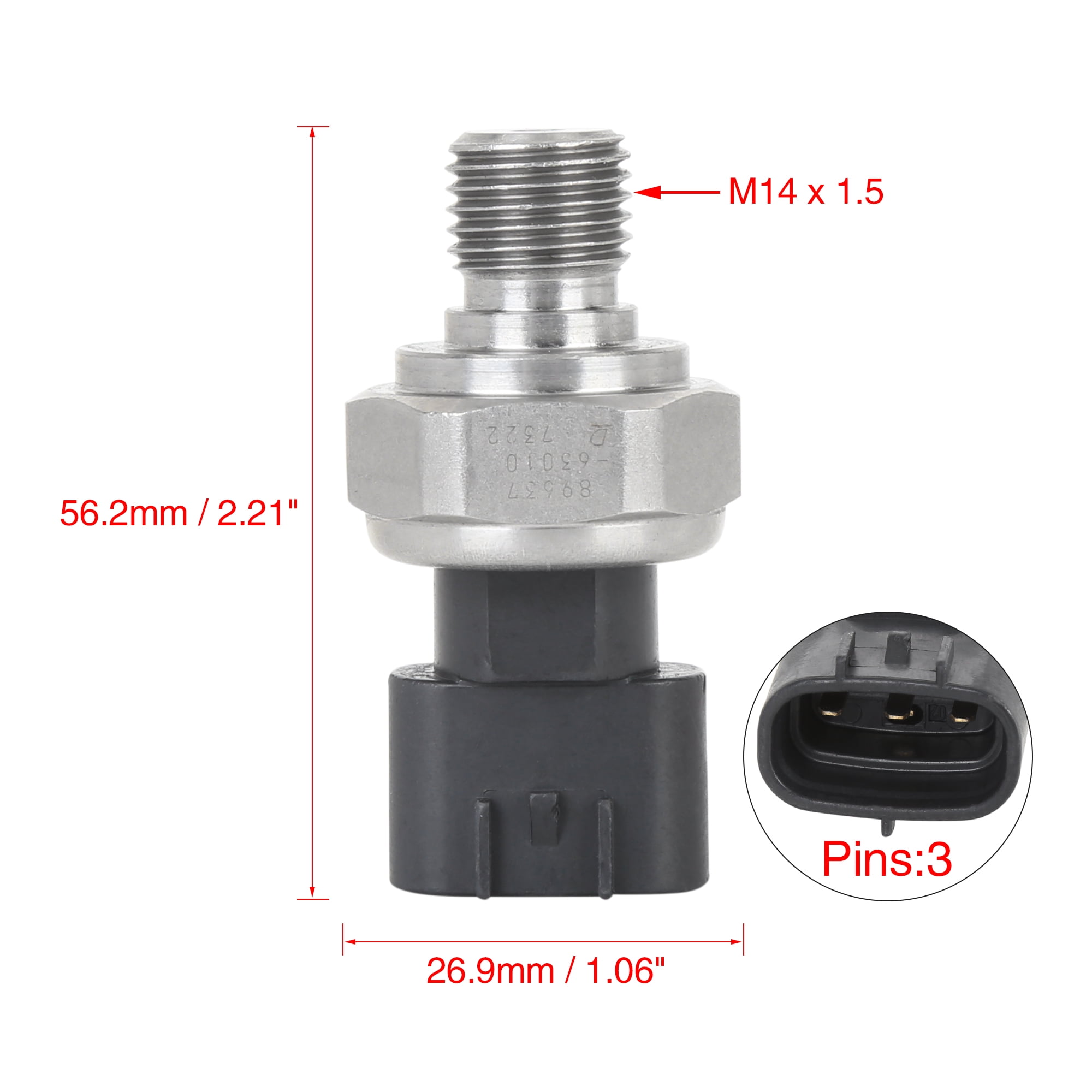 Unique Bargains 89637-63010 Car Auto Oil Pressure Sensor for 2017-2018 for Toyota Corolla iM