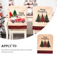 thumbnail image 4 of Funda para silla de Navidad bordada con dibujos animados, funda antimacassar para coche, Bar, árbol de Navidad, suministros para arreglos de Kits de decoración para fiestas Árbol de Navidad Advancent HA069380-02, 4 of 6