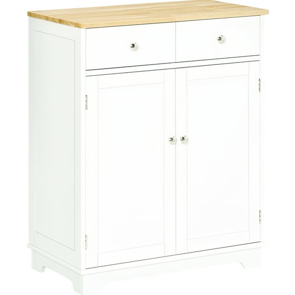 Garage Storage Cabinet | Spacious Storage for Plastic Containers | Sturdy MDF and Rubberwood | Adjustable Shelf for Different Items