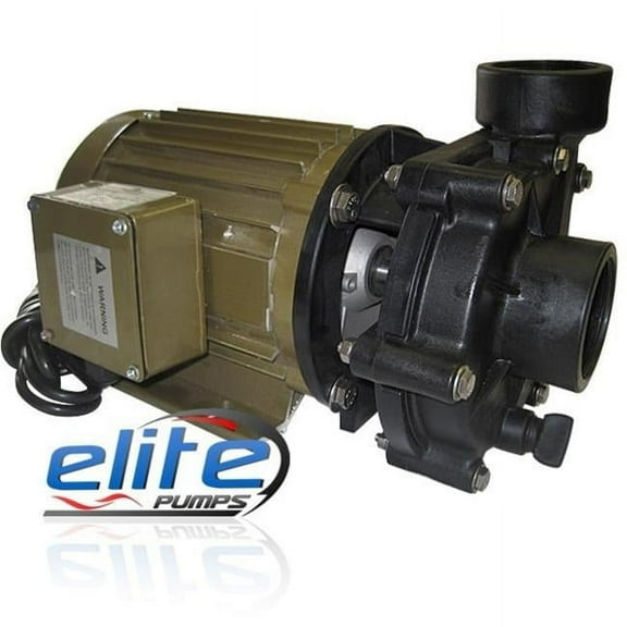 Elite Pumps 5000ELT22 4500 Low RPM Series 1 by 3 HP GPH External Pond Pump