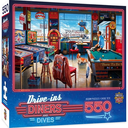 MasterPieces Drive-Ins, Diners & Dives - Pockets Pool & Pub 550 Piece