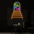 thumbnail image 2 of C-craft Stair To Space Neon Sign Bedroom Wall Decor Wall Art Party Decorations House Decor Gift, 2 of 5