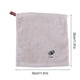 thumbnail image 3 of Cotton Embroidered Towel | Ultra Soft Water Absorbent Face Wipe | Lint-Free Washcloth for Sensitive Skin | Small Size 11.8x11.8 in | Multi-Purpose Gym Travel Spa Use | White Pink Blue Gray | 1 Pack, 3 of 6
