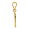thumbnail image 2 of 14k Yellow Gold Small Polished Number 97 Charm, 2 of 4