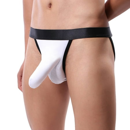 

Gubotare Mens Underwear Sexy Boxer Briefs Cool Dri Moisture-Wicking Underwear Cotton No-Ride-up for Men Multi-Packs Available White M