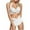 Solid, variant on Busydd Swim Suits for Women Two Piece High Waisted Bikini Set Solid Color Halter Push Up Bathing Suits Trendy Deep V Neck Pleated Sporty Swimsuit with Briefs